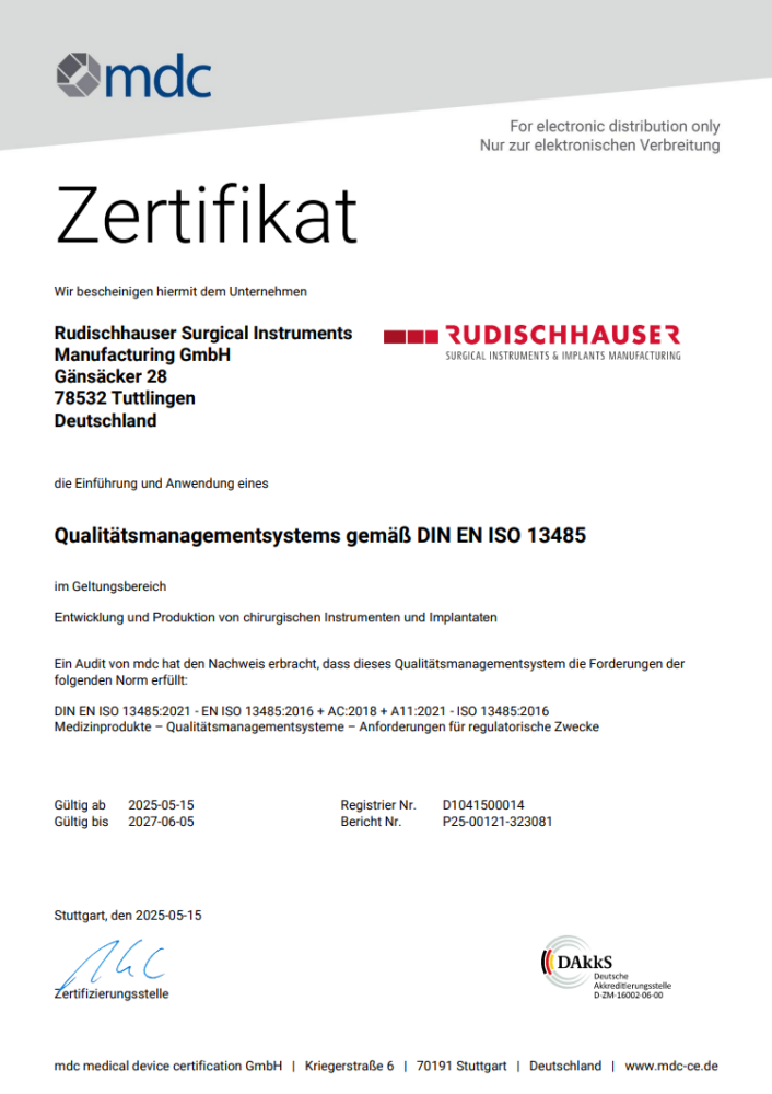 Erweiterung der Zertifizierung