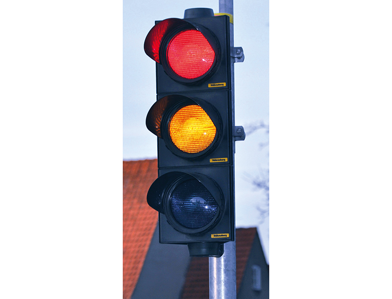 MDR-Ampel steht auf Gelb