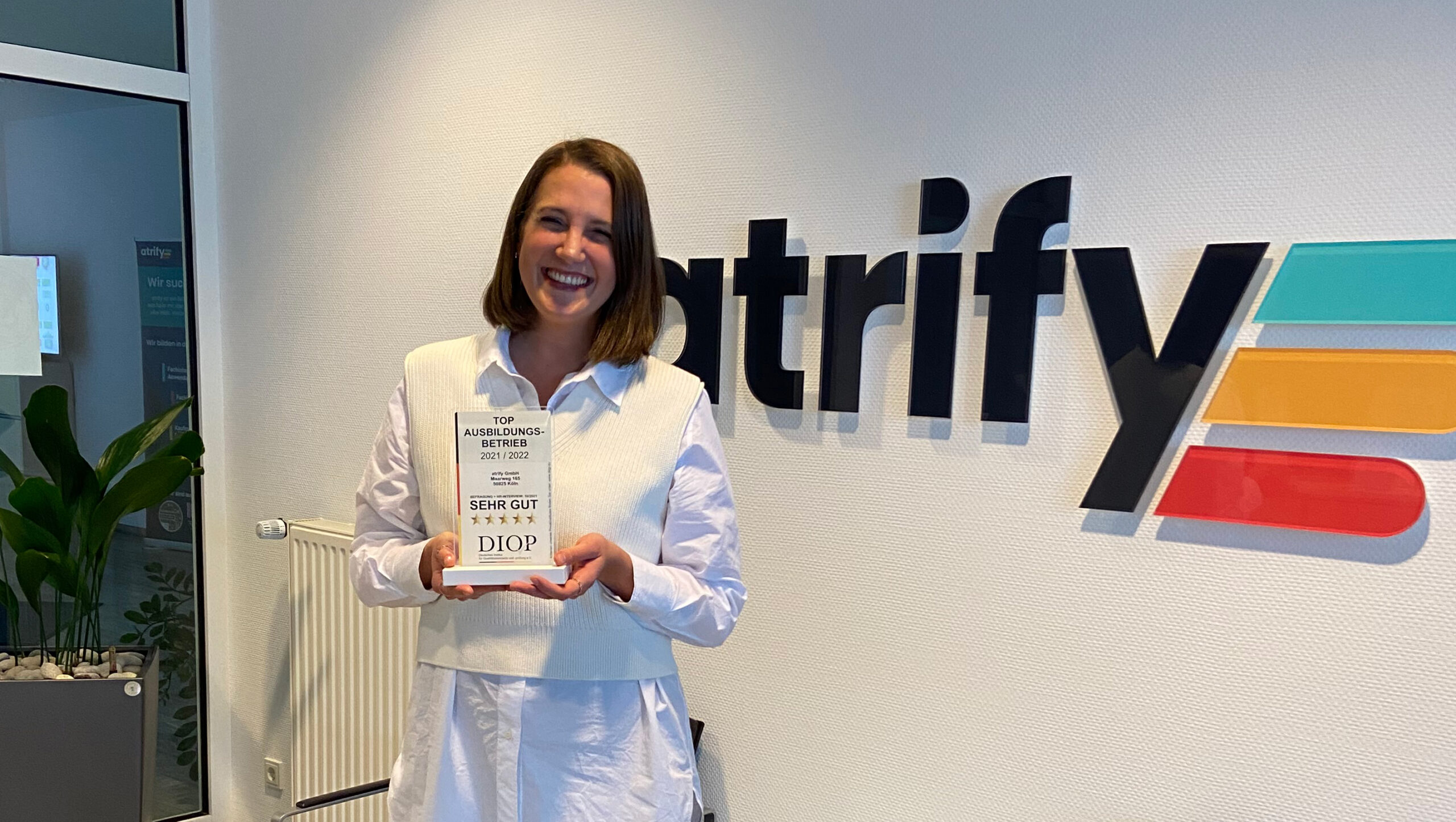 atrify bleibt erstklassiger Ausbildungsbetrieb!